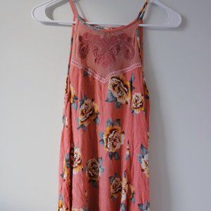 Francesca's Pretty Pink Floral Summer Dress!